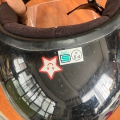 ジェットヘルメット黒の画像