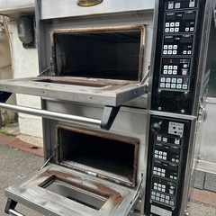 【動確済み】2021年 ワールド精機 ミックベーカー 電熱オーブン WEE-12T-PP-SR 単相 200V W730×奥880×高1740(mm) 二段式 ベーカリー 大阪の画像