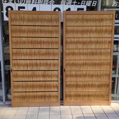 ★新入荷 古建具 葦戸 簾戸 すど よしど 夏障子 建具 2枚あ...