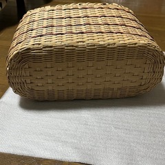ハンドメイド　カゴバックの画像