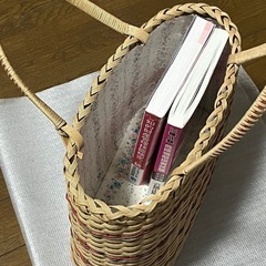 ハンドメイド　カゴバックの画像