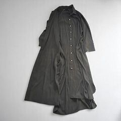 ZARA　ザラ　シャツワンピース　ロング　マキシ丈の画像