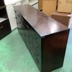 家具ならトレファク吉川店！！   三丸家具工芸　時代箪笥　4段　ブラウンの画像