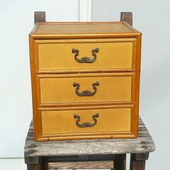 木製 3段引出しBOX