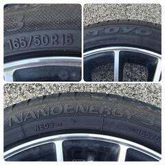 軽自動車用■16インチ■タイヤ＆アルミホイール4本セット■NBOXなどの画像