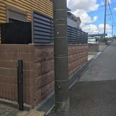 ブロック積み　目隠しフェンス設置　防犯対策　車上荒らし　プライバシー保護にお困りでは有りませんか？ - 木更津市