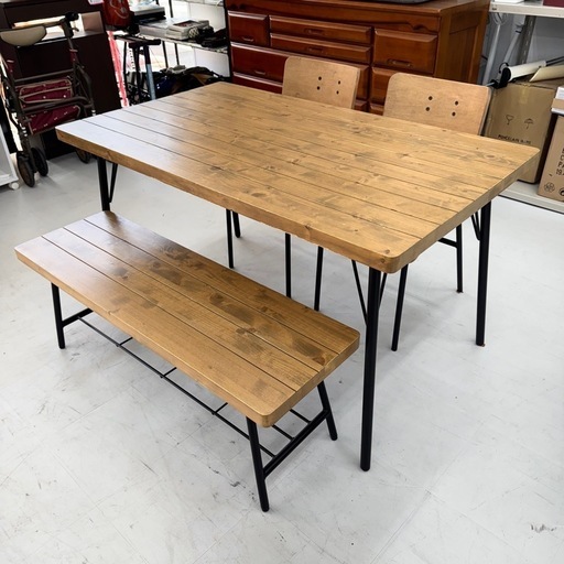 【超美品‼️】総額13万♪ニトリ135cm幅4人掛けダイニングテーブルセット 美品‼️】定価109,990円♪ 現行モデル ニトリ 135cm幅4人掛け