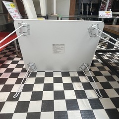 【リサイクルサービス八光】幅65㎝　ニトリ　折りたたみテーブル(ナノ6045 WH)の画像