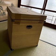 茶箱　木製　受け渡しは湯布院か安心院での画像