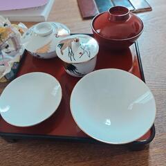 九谷焼　お食い初めセットの画像