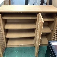 家具ならトレファク吉川店！！   unico　キャビネット　ナチュラルの画像