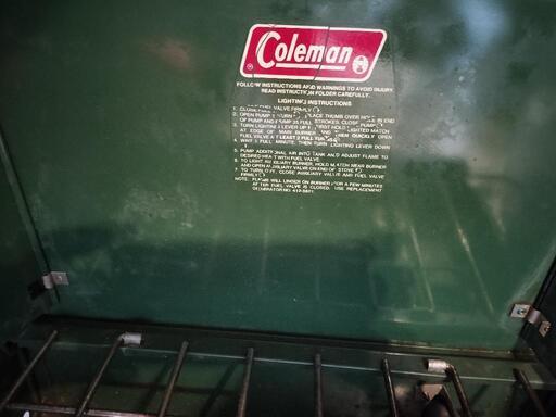 ヴィンテージ81年製 コールマン ツーバーナー 425F　スタンド・トレイセット ヴィンテージ81年製 コールマン ツーバーナー 425F スタンド