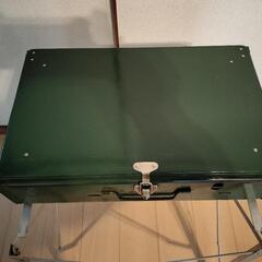 ヴィンテージ81年製 コールマン ツーバーナー 425F　スタンド・トレイセットの画像