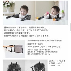 KATOJI キャンピングホルダー テーブルチェア　ミッキーマウスの画像