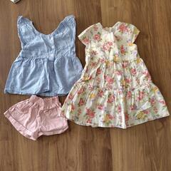 値引きしました！早いもの勝ちです　女の子 子供服セット 95-105cm ワンピース中心春夏服14点まとめ売りの画像