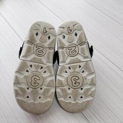 イフミー　サンダル　黒　17.0ｃｍの画像
