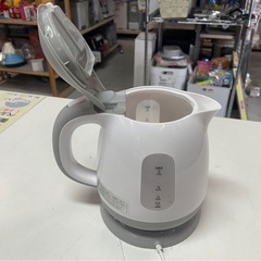 ヒロ・コーポレーション　KOM　コンパクトケトル　電気ケトル　KTK-300　EasyHome　1L　白　ホワイト　稼働確認済　中古　③の画像