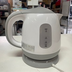 ヒロ・コーポレーション　KOM　コンパクトケトル　電気ケトル　KTK-300　EasyHome　1L　白　ホワイト　稼働確認済　中古　③の画像