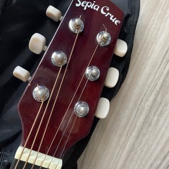 Sepia Crue ミニアコースティックギター ソフトケース付きの画像