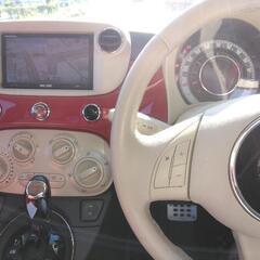 人気のフィアット500♪チンクエチェント♪カロッツェリアナビ付き、ETC付、程度良好♪車検付きですぐ乗れます♪　の画像