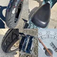 ⭐️ヴェルデ快速2スト❗️タイヤ・プラグ・グリップなど新品交換済み⭐️スピードは60km/h確認しました^_^⭐️50cc原付スクーター⭐️の画像