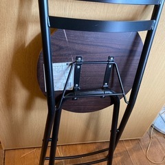 ウッド　家具　折りたたみ椅子の画像