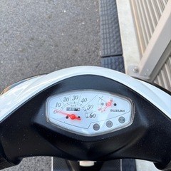 4043.定番人気　アドレスv50 白メーター FIモデル　千葉県柏市　即日配送、自走引き取りも可能の画像