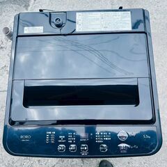 【❗️✨新型洗濯機✨❗️】Whirlpool 全自動洗濯機 YWM-T55LK（5.5kg／2023年製）✨清掃・動作確認済み！の画像