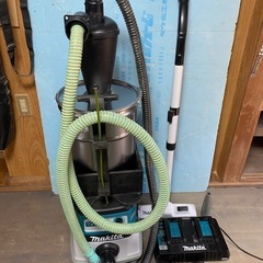 マキタ集塵機　
自作サイクロン付きの画像