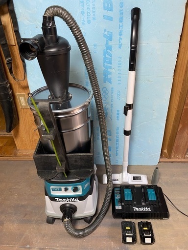 マキタ集塵機　
自作サイクロン付き