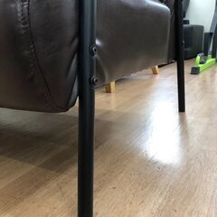 2人掛けソファ  ニトリ 合皮 ソファ リビングソファ Nシールド ステイン 参考価格31,990円🚚自社配送時💳代引き可🚚(現金、クレジット、スマホ決済対応)の画像