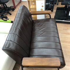 2人掛けソファ  ニトリ 合皮 ソファ リビングソファ Nシールド ステイン 参考価格31,990円🚚自社配送時💳代引き可🚚(現金、クレジット、スマホ決済対応)の画像
