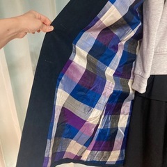 dressmaker kunie裏地がオシャレなネイビーのロングコート☆の画像