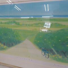 ♪大西秀美 エメラルド色の風景 サイン入り♪の画像