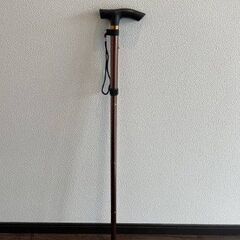 折りたたみ 杖 ステッキ 軽量 アルミ製 アルミステッキ 5段階調整可能 歩行補助 高齢者 介護 登山 折り畳み杖の画像
