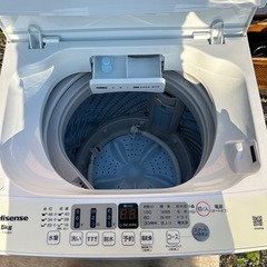 2024年製　使用数回 洗濯機　5.5kg ハイセンスの画像