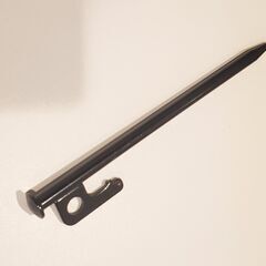 新品 4本セット スチールペグ テントペグ テント タープ キャンプ 登山 山登り ビニールハウス ＢＢＱ 杭 ペグの画像