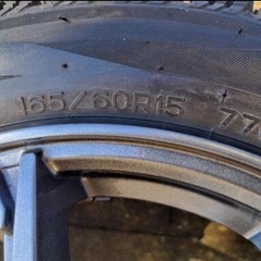 ホイール付き  スタッドレスタイヤ 165/60R15
の画像