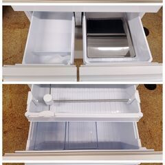 SHARP 6ドア冷凍冷蔵庫 504L 2023年製 SJ-GK50K-Wの画像