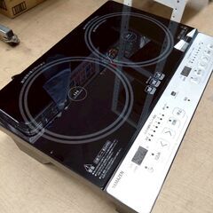 YAMAZEN/山善 IHクッキングヒーター KES-WL1456E 2023年製 ブラックの画像