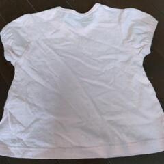 ピンク 無地Tシャツ  95cmの画像