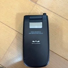 WILLCOM WS320K ブラック 本体の画像