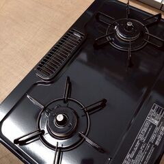 パロマ/PAROMA ガスコンロ IC-S37DX-L 2021年製 LPガス ガステーブルの画像