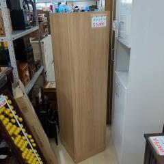 掃除道具入 スリムな木製収納棚   玄関やリビングに 【浜村鹿野温泉ICから3分 買取本舗、 宮本リサイクル 営業時間9～19時 定休日水曜のみ←連絡できませんm(_ _)m】の画像