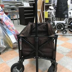 アウトドア用キャリーワゴン 茶の画像