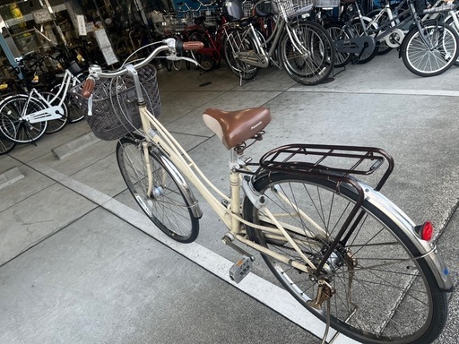 大人用】整備済中古自転車 パナソニック 27型ヴィアトーレ ベージュ色