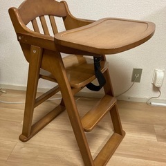 テーブル付き折りたたみハイチェア　子供椅子　ベビーチェア　キッズ...