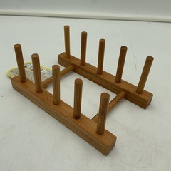 竹製お皿立ての画像