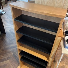 674 木製 収納棚 ※傷ありの画像