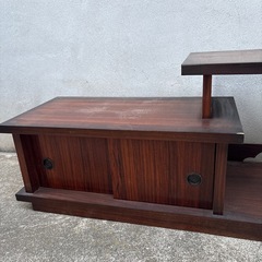 木工家具　棚　年代物　アンティークの画像